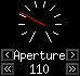 Optionsmen� Camera Aperture